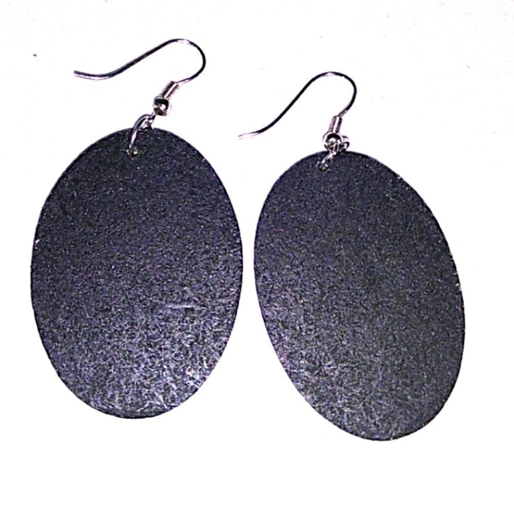 VINTAGE Unique Orange Discs w Mother of Pearl Inlay **WKEND SALE PRICE** - Picture 4 of 8